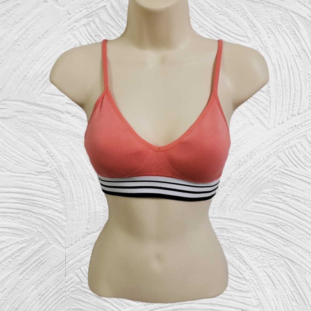 New Mae Women's Cotton Pullover Elastic Everyday Bralette size S